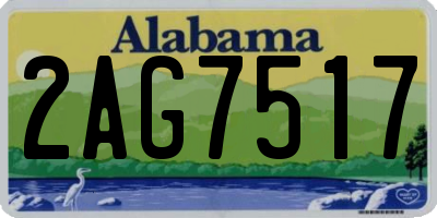 AL license plate 2AG7517