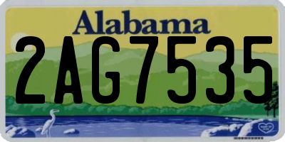 AL license plate 2AG7535