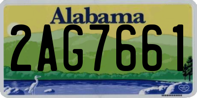 AL license plate 2AG7661