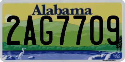 AL license plate 2AG7709