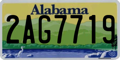 AL license plate 2AG7719