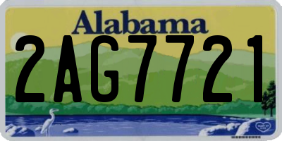 AL license plate 2AG7721