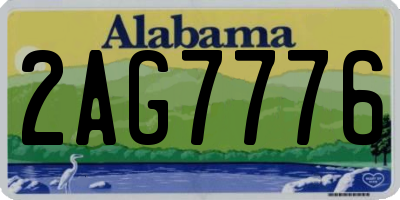 AL license plate 2AG7776