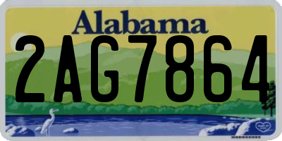 AL license plate 2AG7864