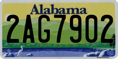 AL license plate 2AG7902