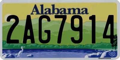 AL license plate 2AG7914