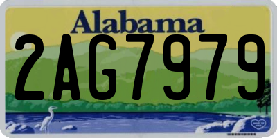 AL license plate 2AG7979