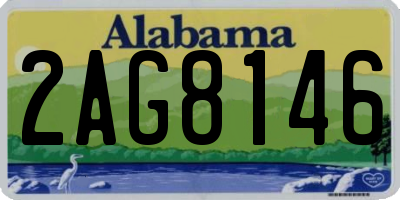 AL license plate 2AG8146