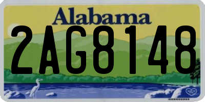 AL license plate 2AG8148