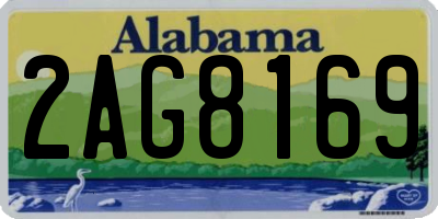 AL license plate 2AG8169