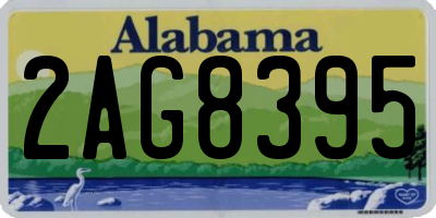 AL license plate 2AG8395
