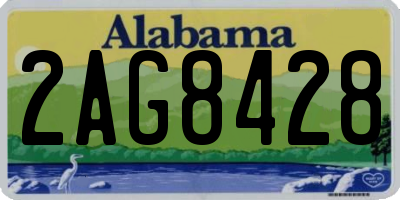 AL license plate 2AG8428