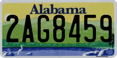 AL license plate 2AG8459