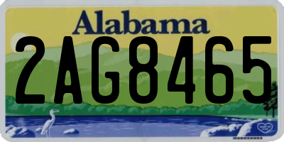 AL license plate 2AG8465