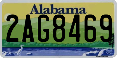 AL license plate 2AG8469