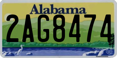 AL license plate 2AG8474