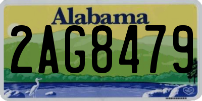 AL license plate 2AG8479
