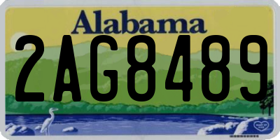 AL license plate 2AG8489