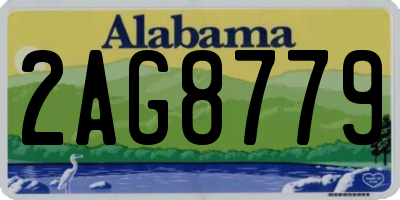 AL license plate 2AG8779