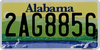 AL license plate 2AG8856