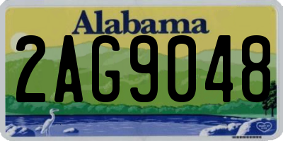 AL license plate 2AG9048