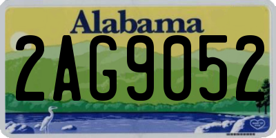 AL license plate 2AG9052