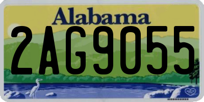 AL license plate 2AG9055