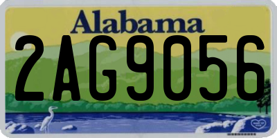 AL license plate 2AG9056