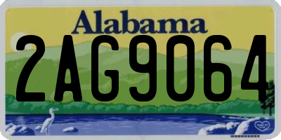 AL license plate 2AG9064