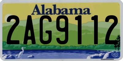 AL license plate 2AG9112