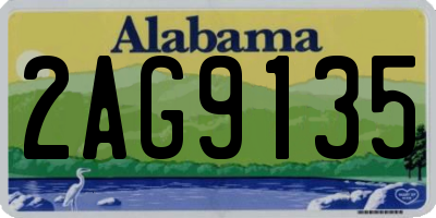 AL license plate 2AG9135