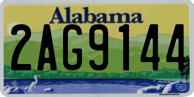 AL license plate 2AG9144