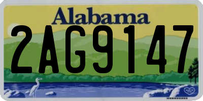 AL license plate 2AG9147