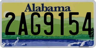 AL license plate 2AG9154