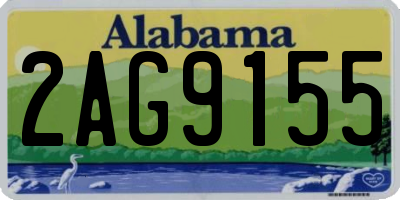 AL license plate 2AG9155