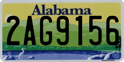 AL license plate 2AG9156