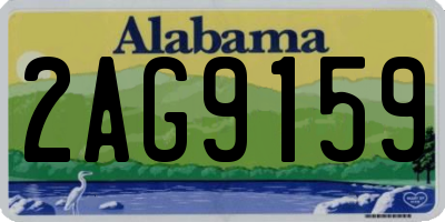 AL license plate 2AG9159