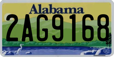 AL license plate 2AG9168
