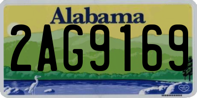 AL license plate 2AG9169