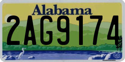 AL license plate 2AG9174