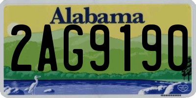 AL license plate 2AG9190