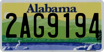 AL license plate 2AG9194