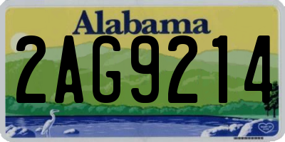 AL license plate 2AG9214