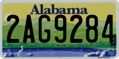 AL license plate 2AG9284