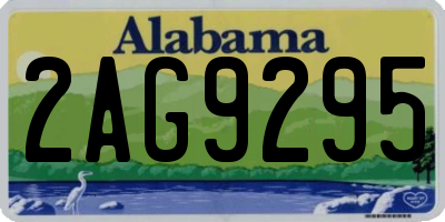AL license plate 2AG9295