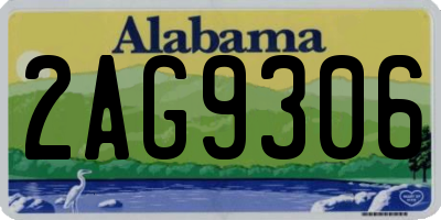 AL license plate 2AG9306