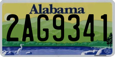 AL license plate 2AG9341