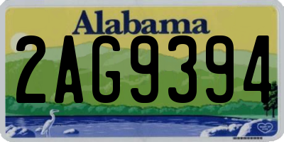 AL license plate 2AG9394