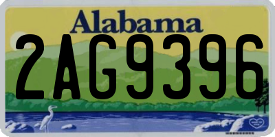 AL license plate 2AG9396