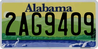 AL license plate 2AG9409